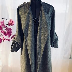 Grey lightweight jacket /trench